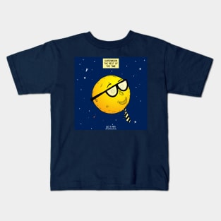 Super Moon the Rest of the Time Kids T-Shirt
